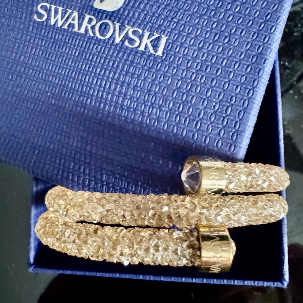 SWAROVSKI Crystaldust Double Bangle
